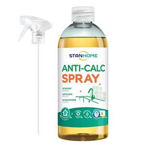 Siêu tẩy cặn canxi, nước cứng cho mọi bề mặt và thiết bị trong nhà Anti Calc Stanhome 500ml (có vòi xịt)