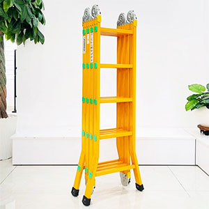 Thang nhôm gấp 4 đoạn Jumbo B205 (chữ A cao 2.9m)