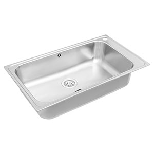 Chậu rửa inox Teka lắp nổi BAHIA 1B PLUS