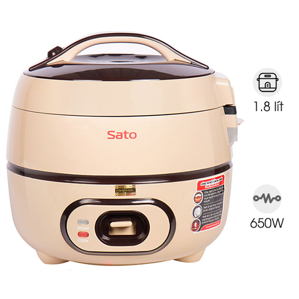 Nồi cơm điện Sato 18B081 1.8 lít