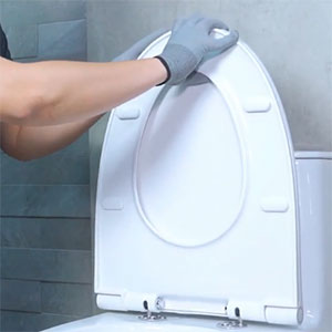 Nắp bồn cầu đóng êm Grohe 101330SH00