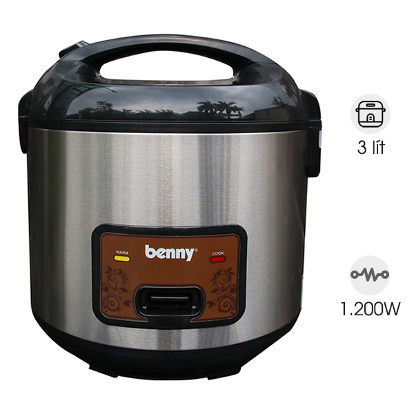 Nồi cơm điện Benny BR-30SV - 3 lít