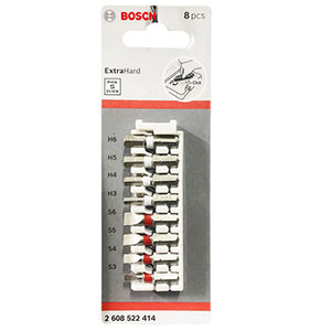 Bộ đầu vít 8 món extra hard 25mm Bosch 2608522414