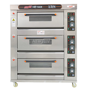 Lò nướng bánh Newsun 3 tầng 6 khay HLY-306 dùng gas