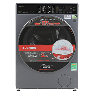 Máy giặt sấy Toshiba Inverter TWD-T25BZU115MWV(MG) (giặt 10.5kg - sấy 7kg)