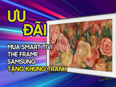 Tặng khung tranh khi mua tivi Samsung