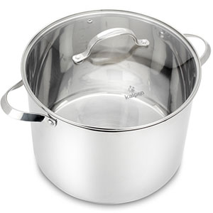Nồi luộc gà inox 304 5 đáy Kalpen Lermat L30 (15.5 lít)