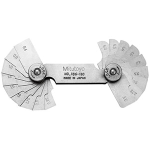 Dưỡng đo bán kính 18 lá Mitutoyo 186-110 (0.4mm - 6mm)