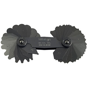 Dưỡng đo bán kính 30 lá Mitutoyo 186-105 (1mm - 7mm)