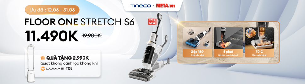 Máy lau nhà khô ướt cầm tay Tineco Floor One Stretch S6