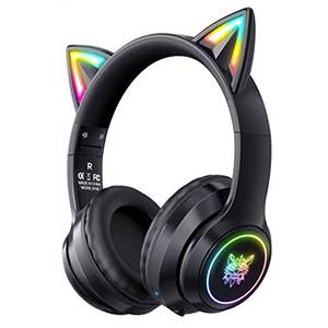 Tai nghe không dây Onikuma B90 RGB có tai mèo (Bluetooth 5.0 wireless)