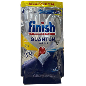 Viên rửa bát Finish Quantum all in 1 74 viên