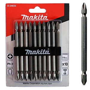 Mũi vít hai đầu PH2 Makita D-34833 110mm