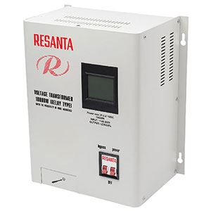 Máy ổn áp gắn tường Resanta 63/6/53 (10.000W, loại rơ le)