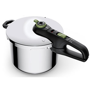 Nồi áp suất inox Tefal Secure Trendy ‎P2580703 (có khay hấp 6 lít)