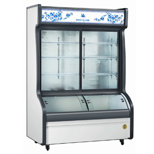 Tủ trưng bày trên mát, dưới đông Snow Village DC-1200H