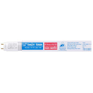 Bóng đèn Led Tuýp T8 (0.6m, 10W, thủy tinh)