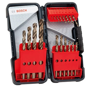 Bộ mũi khoan inox HSS-CO (18 mũi 1.5 - 10mm) 2607017047