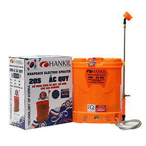 Bình xịt thuốc trừ sâu, côn trùng điện Hankil 20S (1 ắc quy)