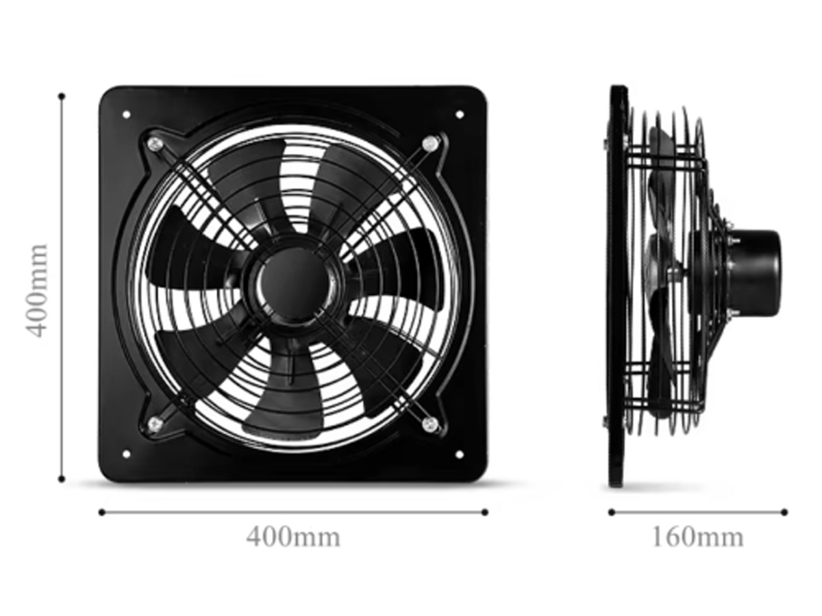 Quạt thông gió vuông dân dụng FD350 (400mmx400mm)