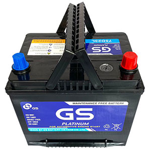 Ắc quy khô ô tô MF GS 75D23L (12V - 65AH, cọc trái)