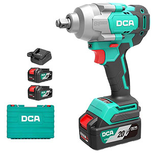 Máy siết bu lông dùng pin 20V DCA ADPB488EM (2 pin 4.0Ah và sạc)