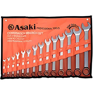 Bộ cờ lê vòng miệng 14 chi tiết Asaki AK-7503 (6mm - 24mm)