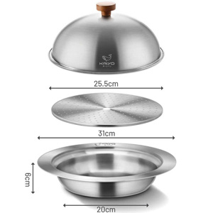 Nồi hấp inox đa năng Kaiyo 25cm KSC-6568