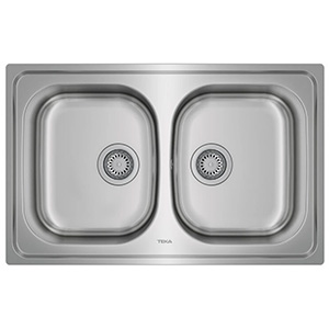 Chậu inox lắp nổi Teka T-XP 2B (2C)