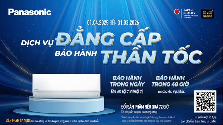 Chính sách bảo hành điều hòa treo tường Panasonic