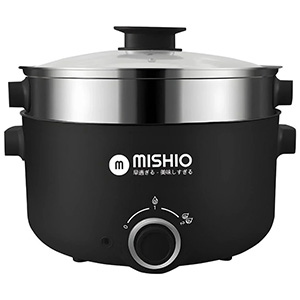 Nồi lẩu điện 4 lít Mishio MK328 (có xửng hấp)