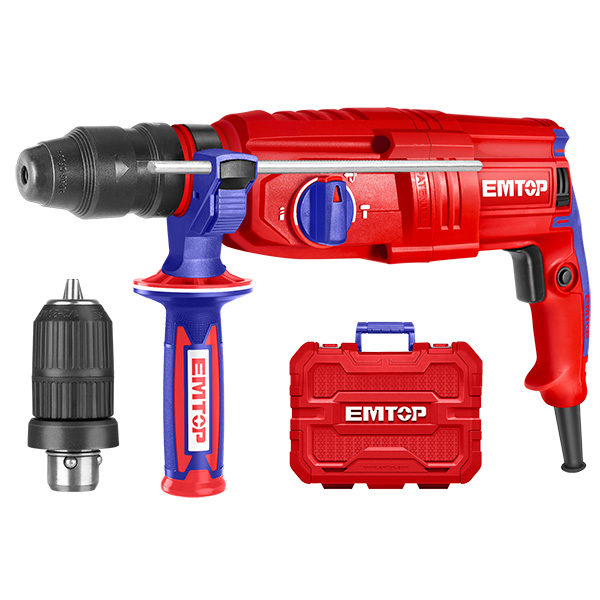 Máy khoan đục 3 chức năng Emtop ERHRL802 - 800W