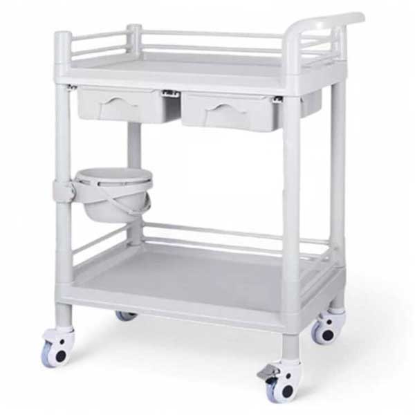 Xe đẩy tiêm nhựa ABS 2 tầng 2 ngăn Yongxin L22