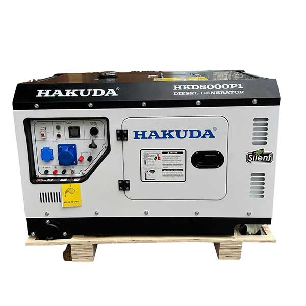 Máy phát điện chạy dầu 8KW Hakuda HKD8000P1