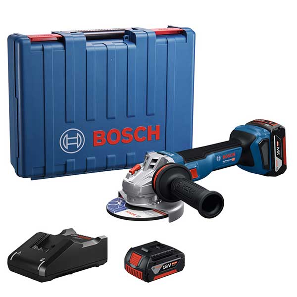 Máy mài góc dùng pin 18V Bosch GWS 18V-11 S 06019N40K1 (2 pin 4.0Ah, 1 sạc)