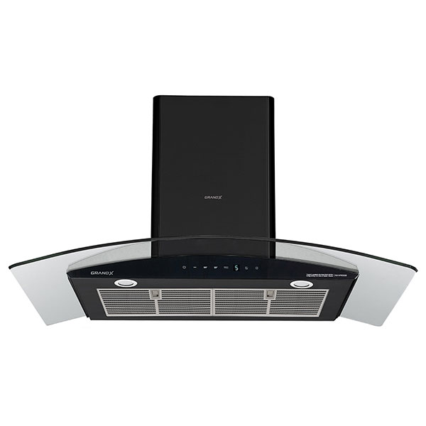 Máy hút mùi kính cong áp tường GrandX GX H70C62B