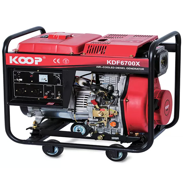 Máy phát điện chạy dầu 4.5 KVA Koop KDF6700X
