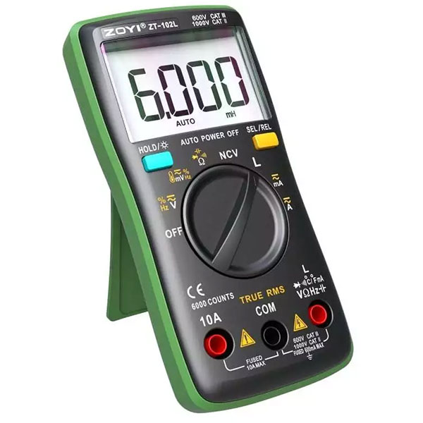 Đồng hồ vạn năng đo cuộn cảm kỹ thuật số Zoyi ZT-102L