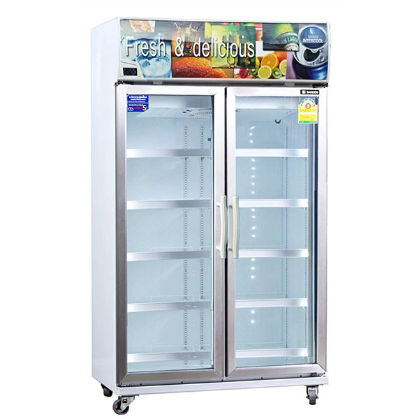 Tủ đông đứng 2 cửa kính Sanden SFM-1003