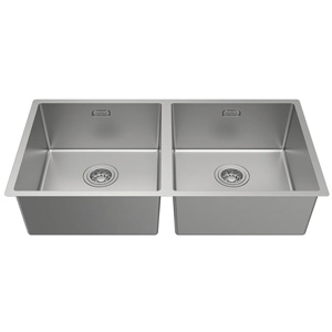 Chậu bếp Inox Hafele Satin R10 HS24-SSN2S-870 (567.24.437)