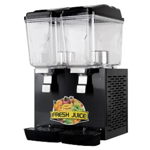 Máy làm lạnh nước trái cây kiểu khuấy tự động JS16LX2-STIR-T (2 ngăn tay đảo)