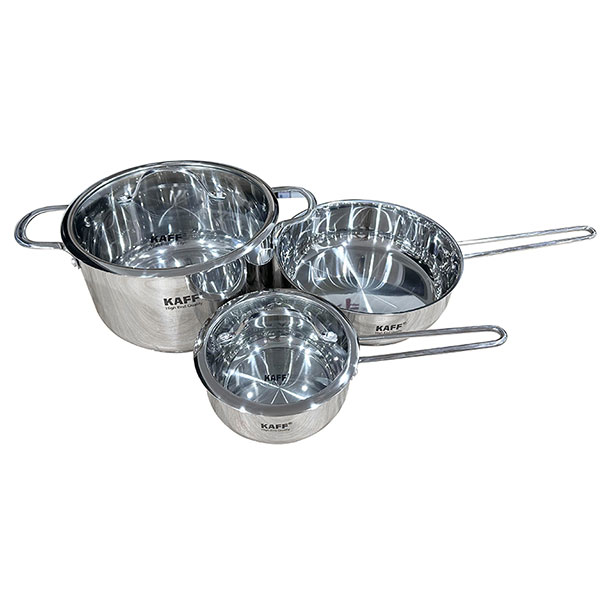 Bộ nồi inox 3 món Kaff KF-ST05304