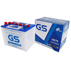 Ắc quy nước GS NS70 (12V - 65Ah)