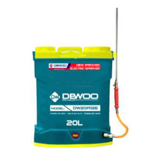 Bình phun thuốc Dewoo DW20A12E (12Ah, 2 bơm, có đảo thuốc)