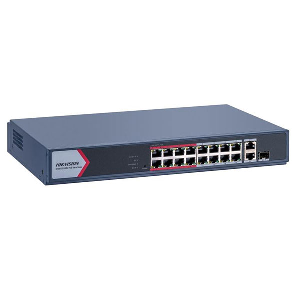 Switch POE 16 cổng Hikvision DS-3E1318P-EI/M
