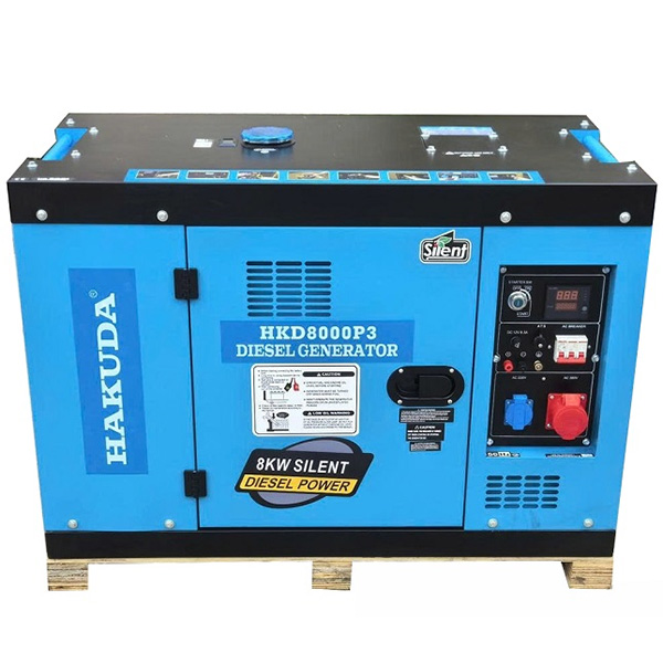 Máy phát điện chạy dầu Hakuda HKD8000P3 (3 pha, 8KW)