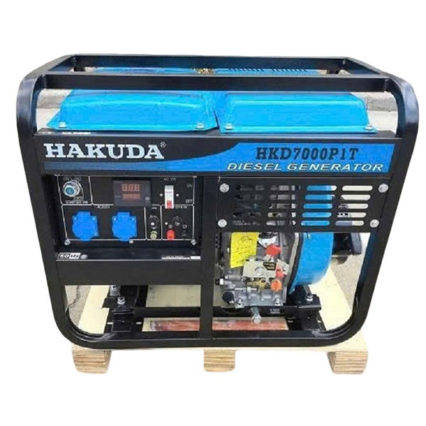 Máy phát điện chạy dầu 7KW Hakuda HKD7000P1T