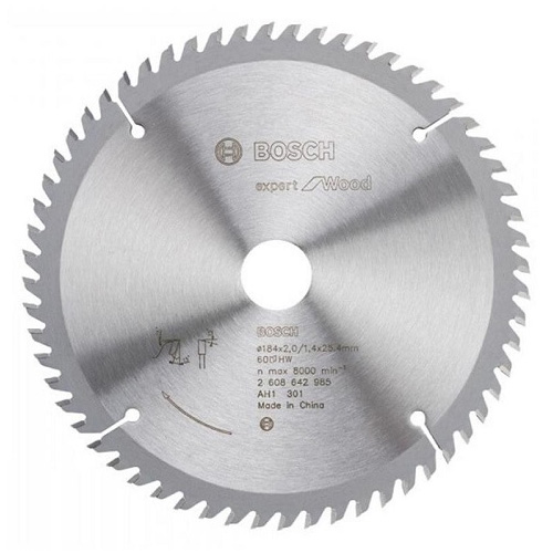 Lưỡi cưa gỗ Bosch 2608642985 (184 x 25.4 x T60)