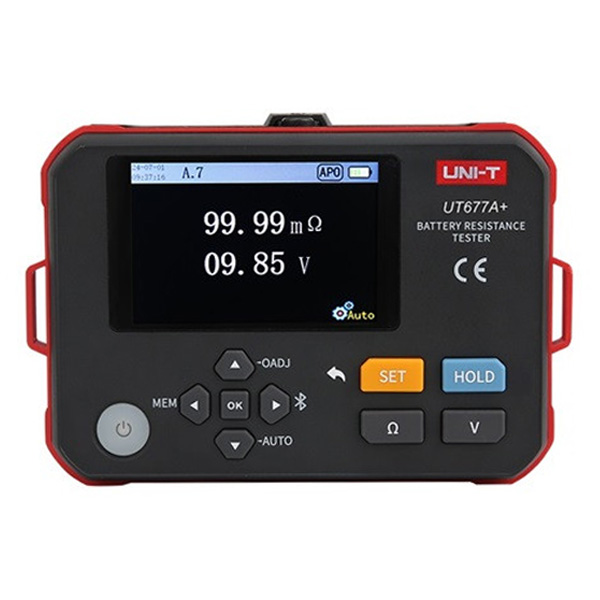Máy đo nội trở ắc quy Uni-T UT677A+ (0.000mΩ - 3Ω, Bluetooth)