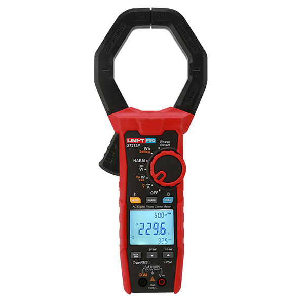Ampe kìm phân tích công suất Uni-T UT219P (1.000A, 1.000V, True RMS)